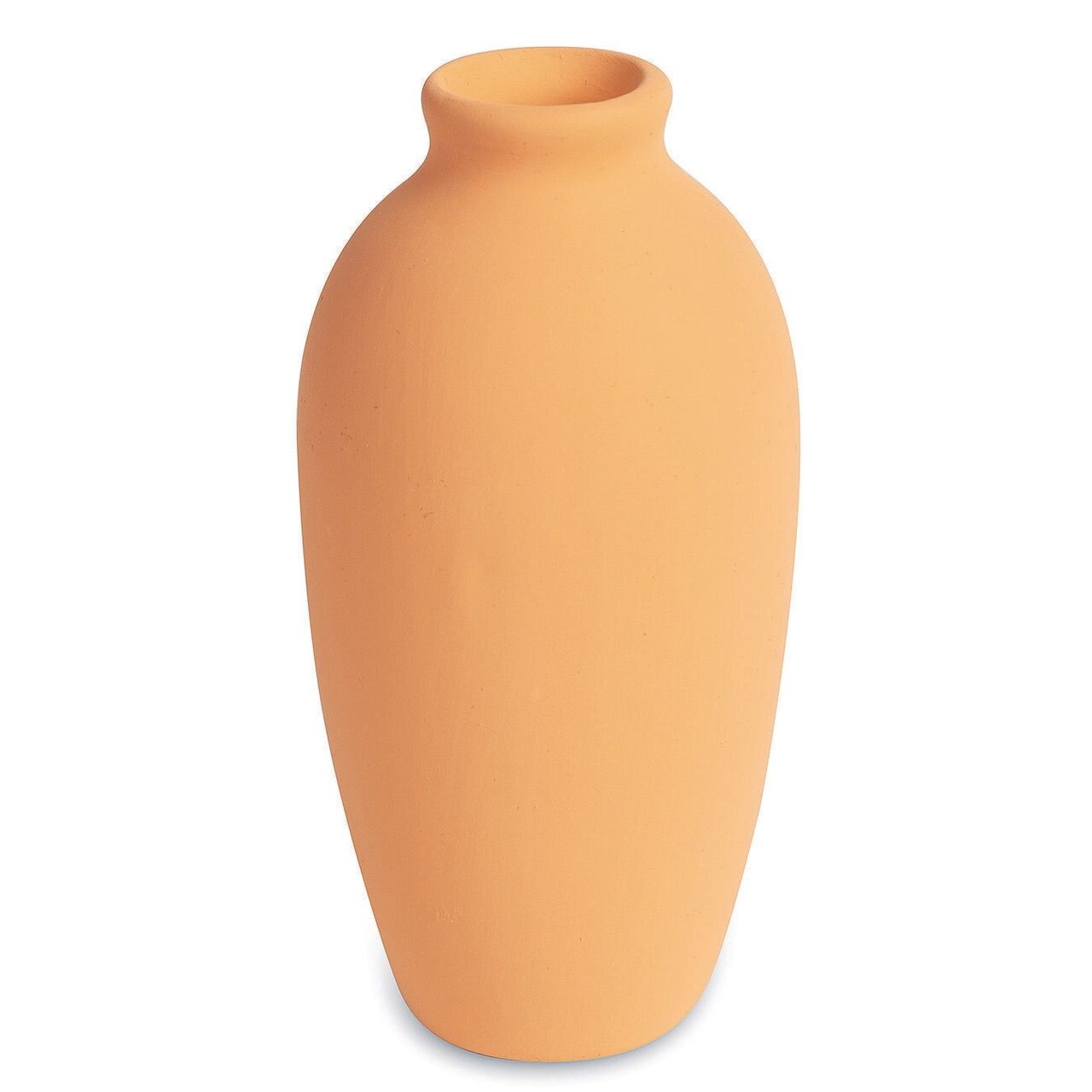 S&S Worldwide Genuine Terra Cotta Vases, Personalize With Paint or Markers & Trims, Cute Decorative Piece to Display Feathers or Faux Flowers, Unglazed, Approx. 4-3/4”H x 2-1/2”. Pack of 12.